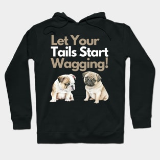 The Power of Pug Friendship: A Tee for Two Sad Pugs Hoodie